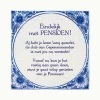Delfts Blauw Tegel Pensioen 14,5cm