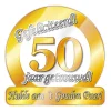 Deurbord 50 Jaar Getrouwd 50cm
