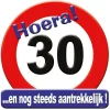 Deurbord 30 Jaar Verkeersbord 50cm
