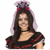 Dia De Los Muertos Haarband Spinnenweb