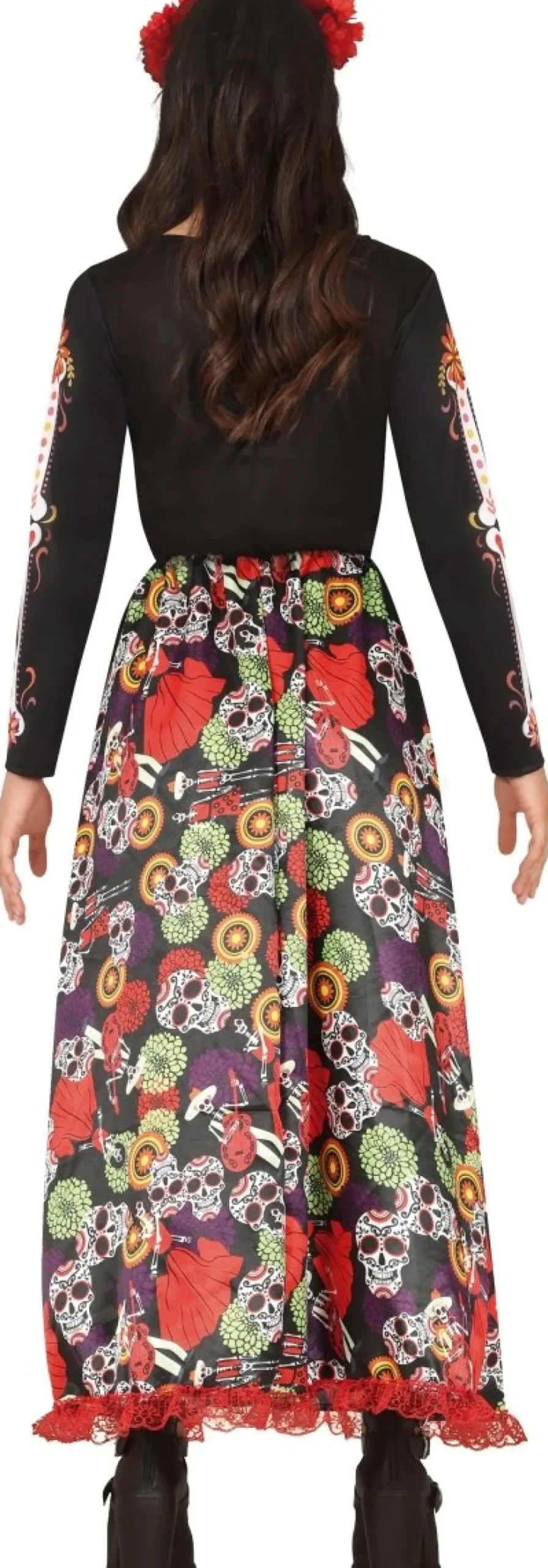 Dia De Los Muertos Jurk Gekleurd Dames