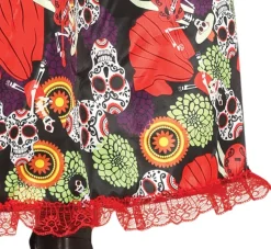 Dia De Los Muertos Jurk Gekleurd Dames