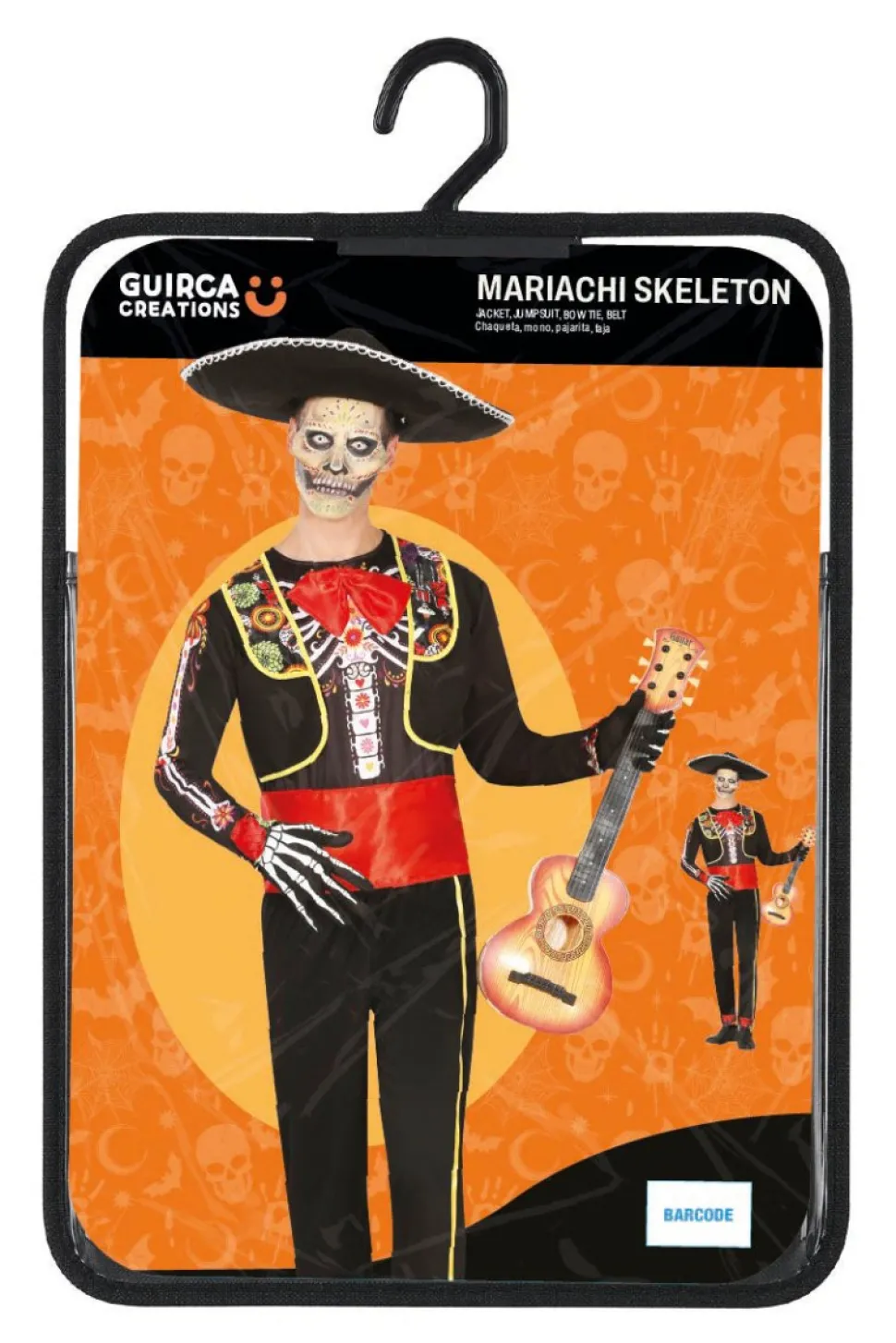Dia De Los Muertos Kostuum Heren 4 delig
