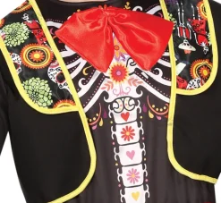 Dia De Los Muertos Kostuum Heren 4 delig