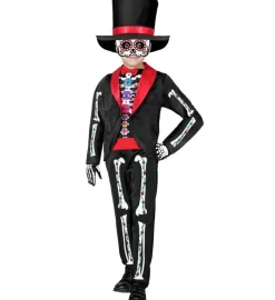 Dia De Los Muertos Kostuum Zwart Kind