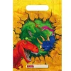 Dinosaurus Uitdeelzakjes 23cm 6st