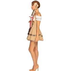 Dirndl Jurk Oktoberfest Bruin