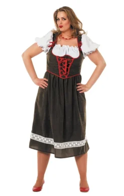 Dirndl Jurk Oktoberfest Lang Groen