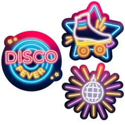 Disco Decoratie set 3 delig