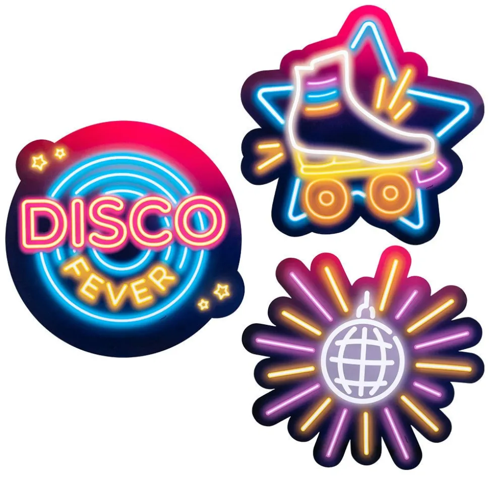Disco Decoratie set 3 delig