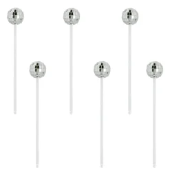 Disco 70S Cocktailprikkers 20cm 6st