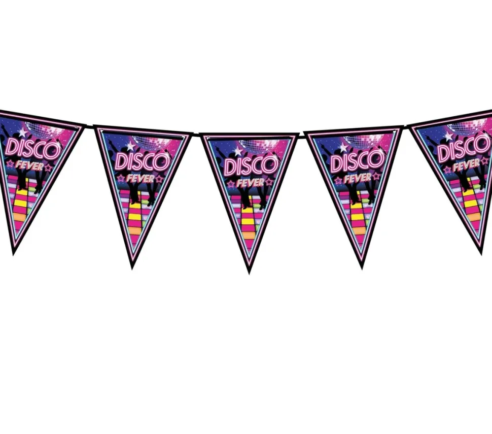 Disco 70S Slinger Wimpel 3m