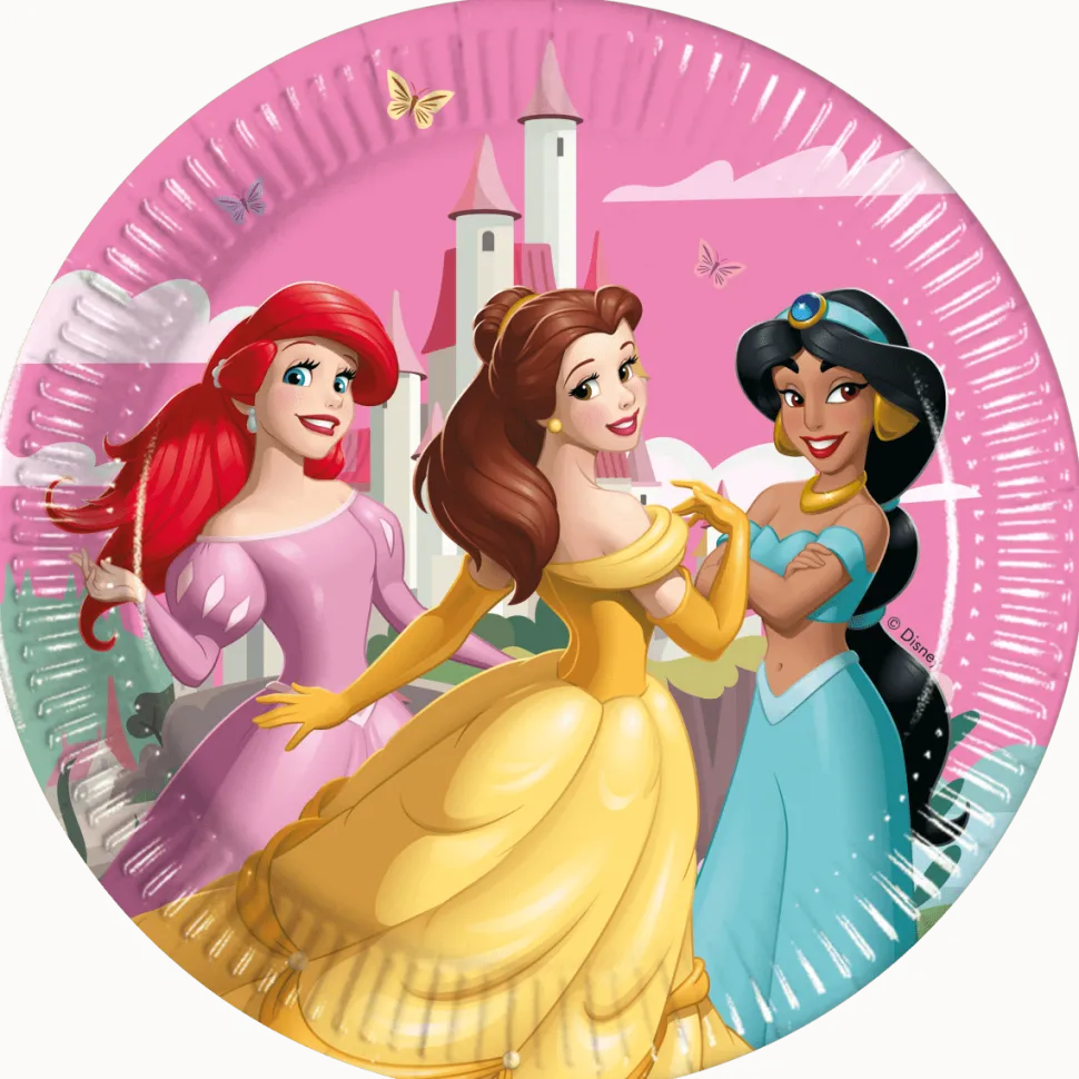 Disney Prinsessen Borden 20cm 8st