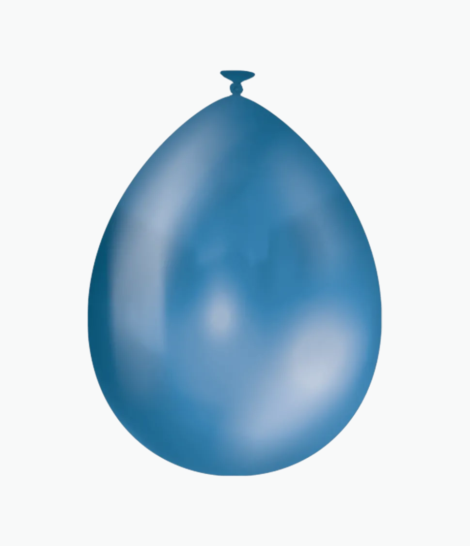 Donkerblauwe Ballonnen Metallic 30cm 25st