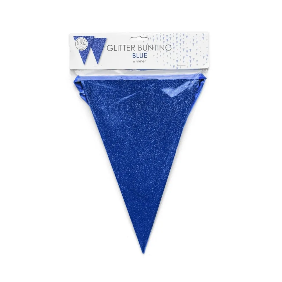 Donker Blauw Slingers Glitter 6m