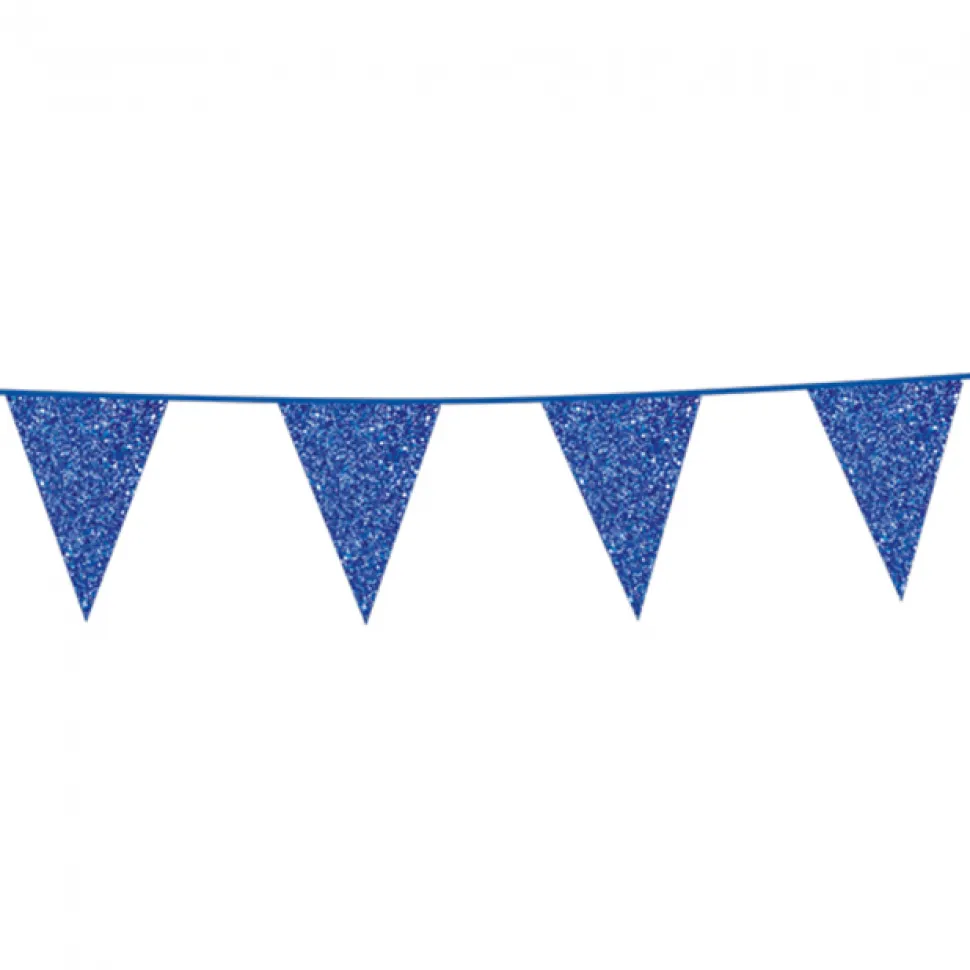 Donker Blauw Slingers Glitter 6m