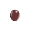 Donkerbruine Knoopballonnen 15cm 100st