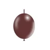 Donkerbruine Knoopballonnen 30cm 50st