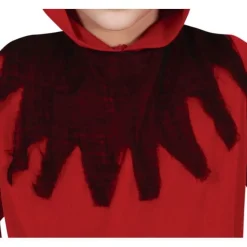 Doodshoofd Halloween Kostuum Kind Rood