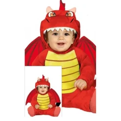 Draak Kostuum Baby Rood