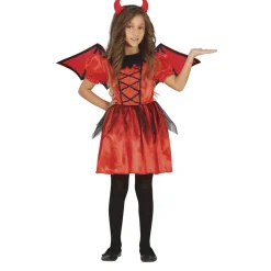 Duivel Halloween Kostuum Meisje Rood
