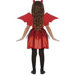 Duivel Halloween Kostuum Meisje Rood