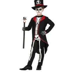 Elegante Skelet Halloween Kostuum Kind