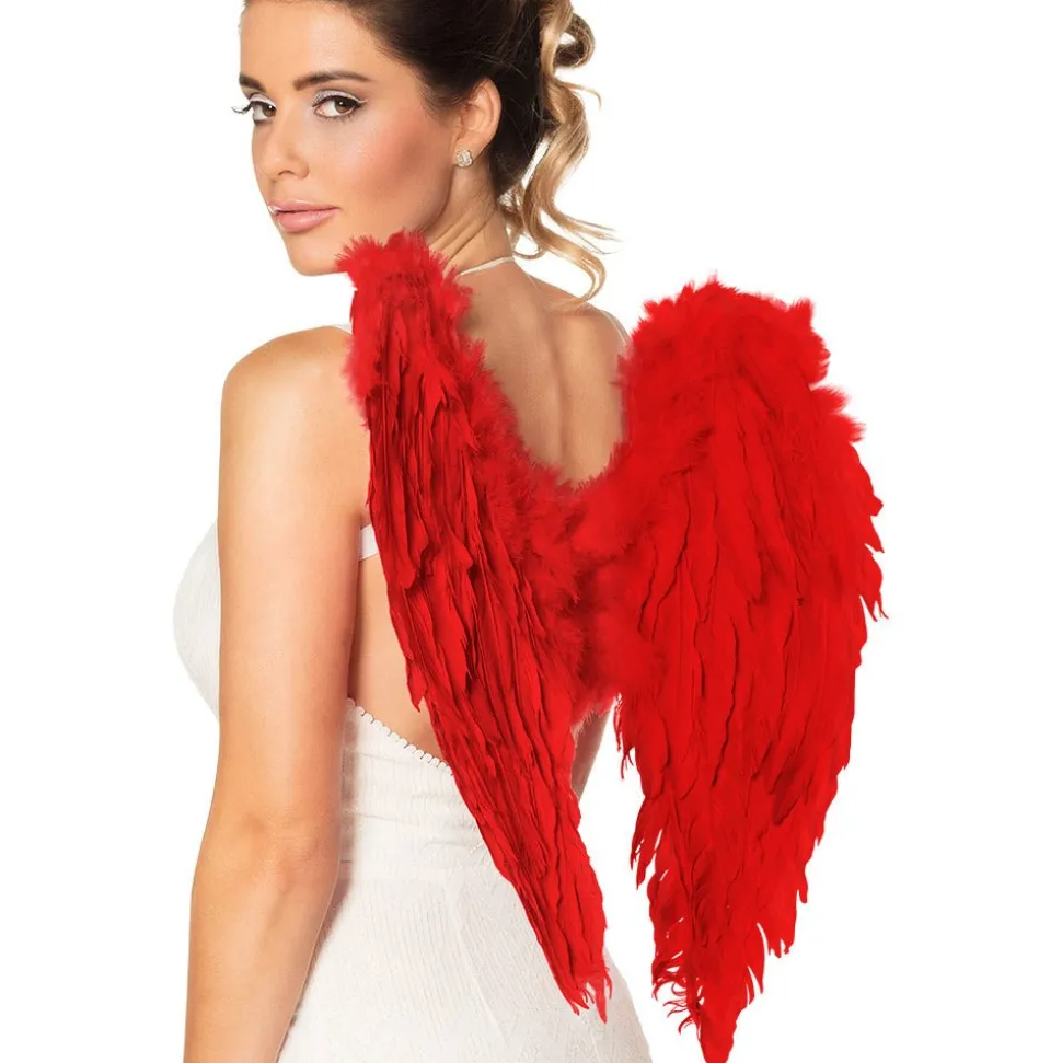 Engelen Vleugels Rood 50cm
