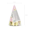 Feesthoedjes Sterren Meerkleurig 14,5cm 6st