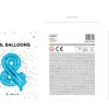 Folie Ballon Letter & Blauw Leeg 35cm