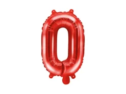 Folie Ballon Letter O Rood Leegd 35cm