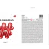 Folie Ballon Letter # Rood Leeg 35cm