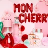 Folie Ballon Letter S Rood Leeg 35cm