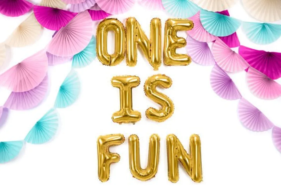 Folie Ballon Letter U Goud Leeg 35cm