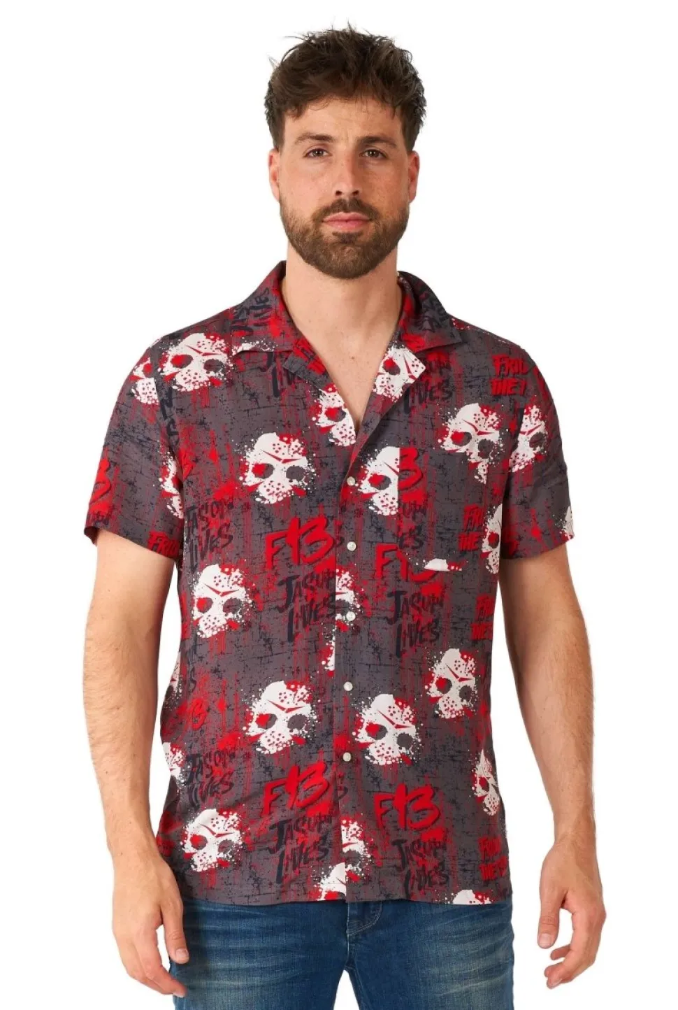 Friday the 13th Overhemd Korte Mouwen Heren OppoSuits