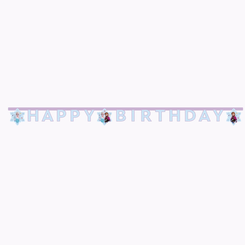 Frozen Letterslinger Happy Birthday 2m
