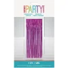 Fuchsia Deurgordijn Metallic 2m