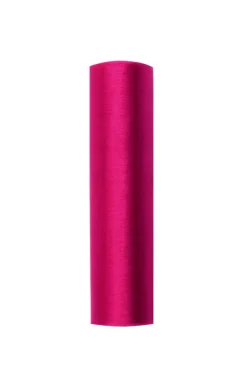 Fuchsia Organza Stof 16cm 9m