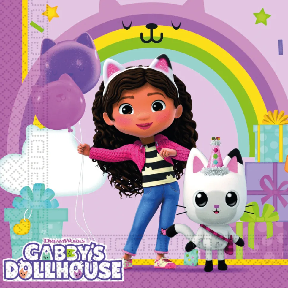 Gabby'S Dollhouse Servetten 2-Laags 33cm 20st