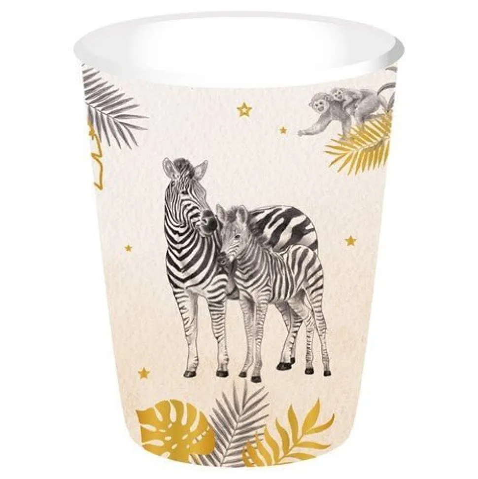 Geboorte Bekers Safari 250ml 8st