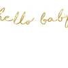 Geboorteslinger Hello Baby Goud 70cm