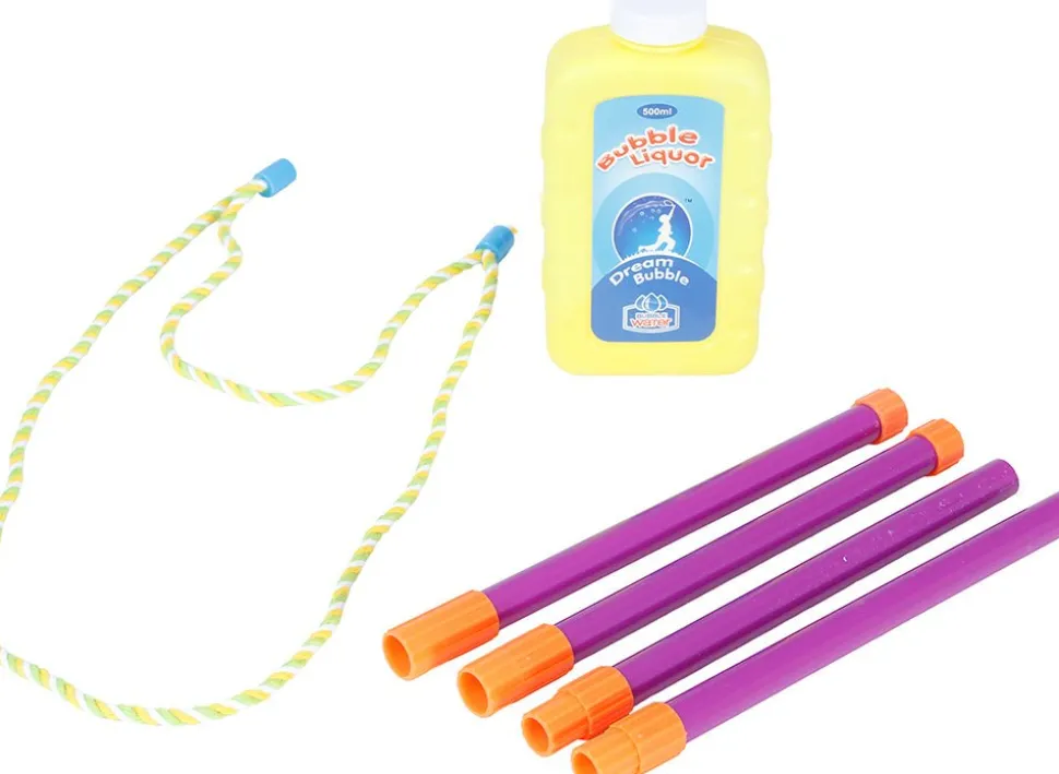 Gekleurde Bellenblaas Stok 6 delig