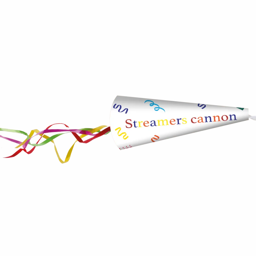 Gekleurde Confetti Kanon
