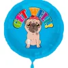 Gekleurde Helium Ballon Get Well! Leeg 45cm