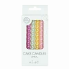Gekleurde Kaarsen Spiraalvorm 8cm 6st