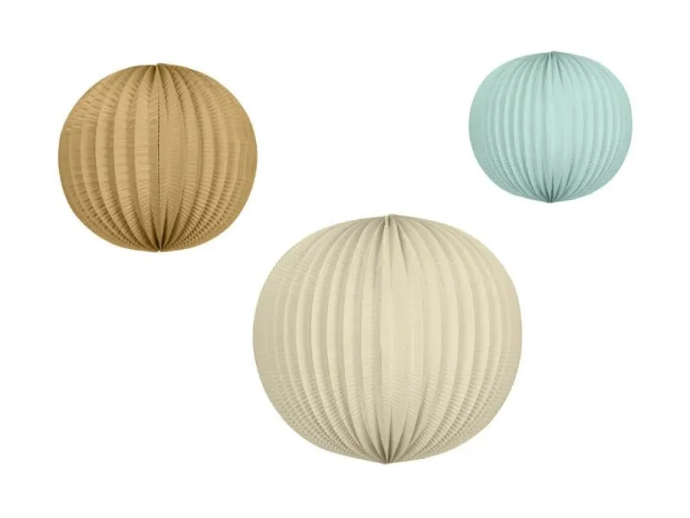 Gekleurde Lampionnen 3st