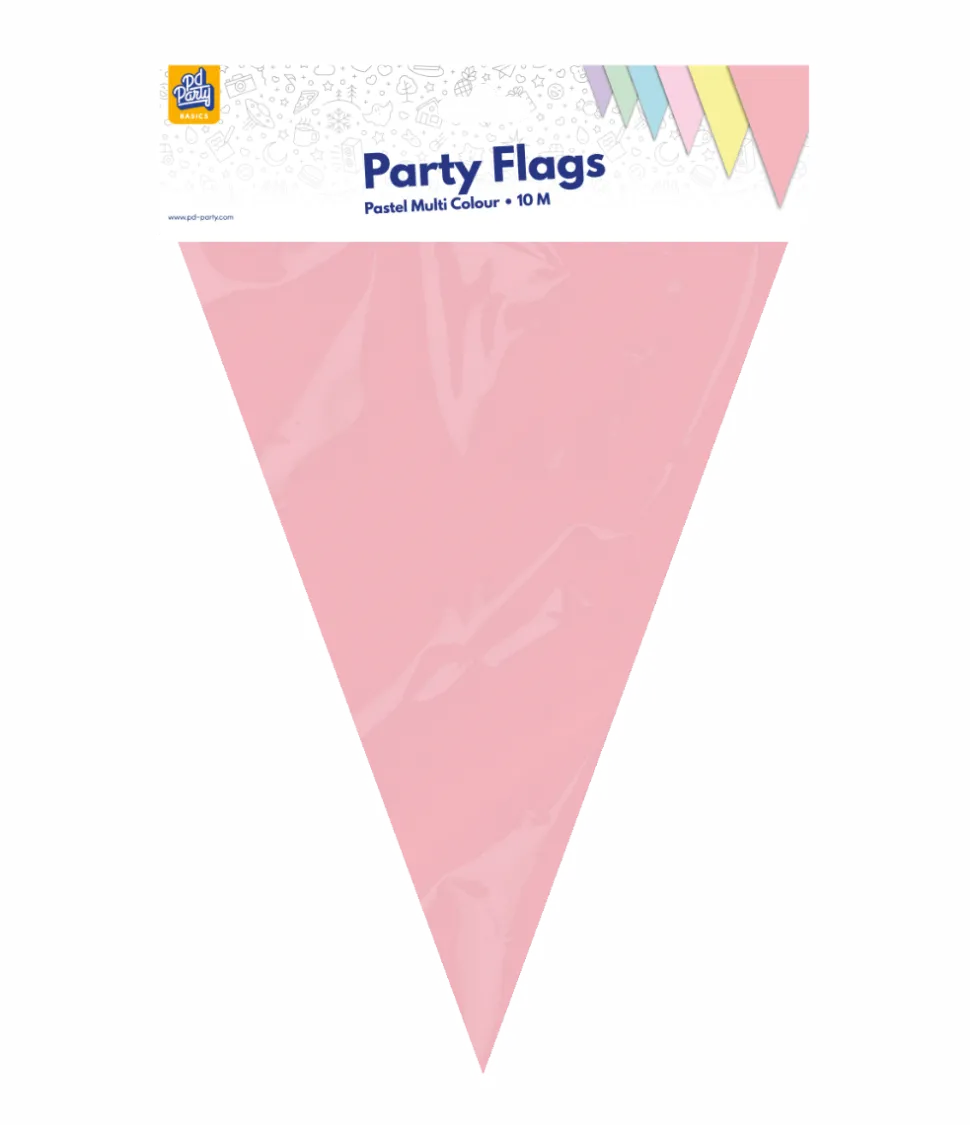 Gekleurde Slinger Pastel Folie 10m