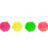 Gekleurde Slinger Pompon Neon 3m
