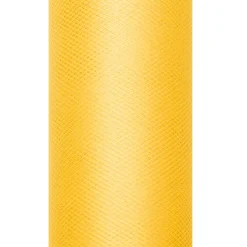 Gele Tule Rol 15cm 9m