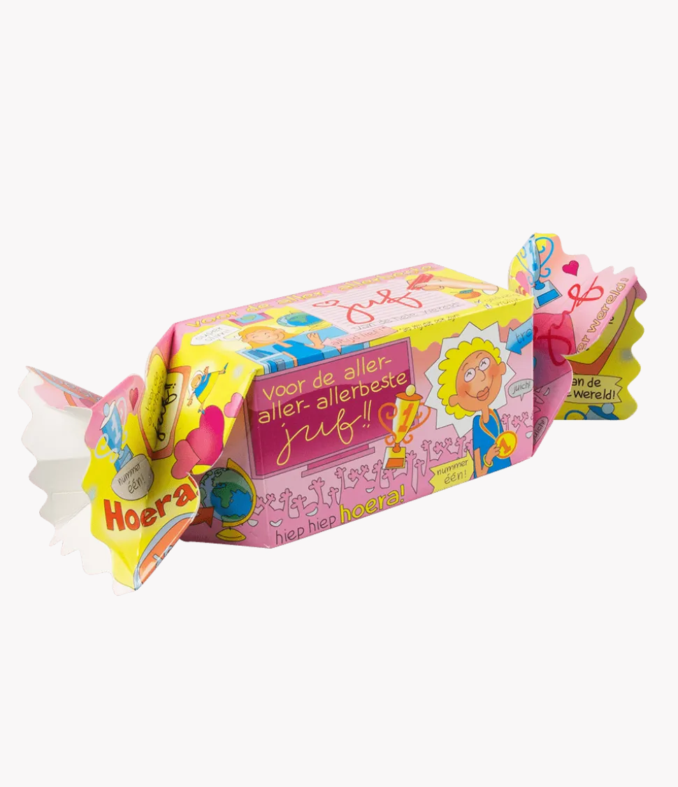 Geschenkdoosje Juf 26cm